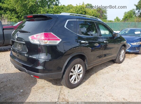 KNMAT2MV5GP713698 2016 NISSAN ROGUE Black Rear right
