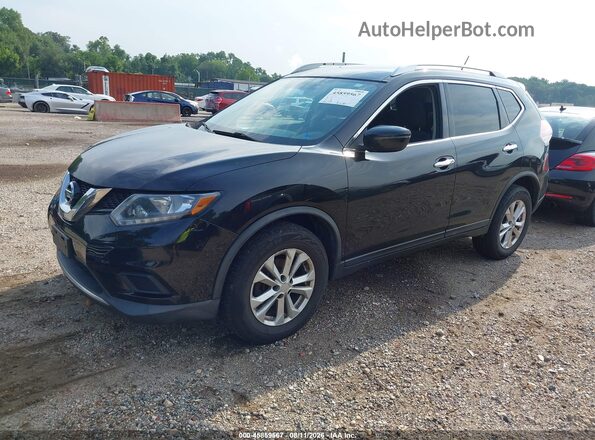 KNMAT2MV5GP713698 2016 NISSAN ROGUE Black Front left
