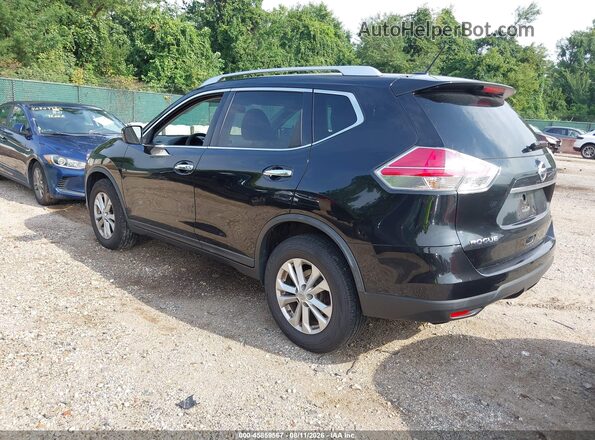 KNMAT2MV5GP713698 2016 NISSAN ROGUE Black Rear left