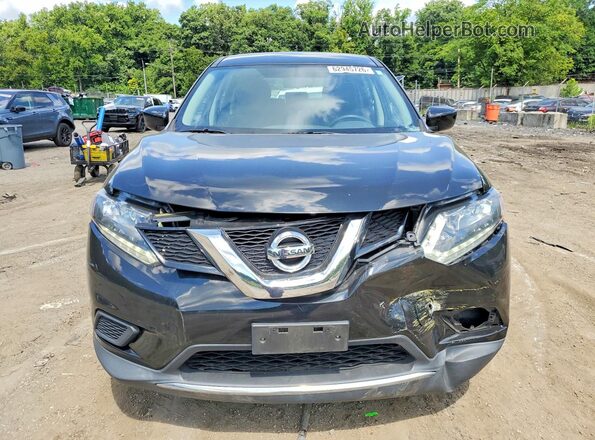 KNMAT2MV5GP720019 2016 NISSAN ROGUE Black წინა ხედი