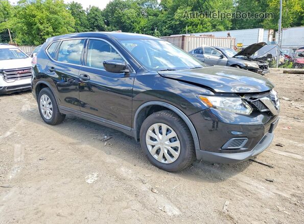 KNMAT2MV5GP720019 2016 NISSAN ROGUE Black წინა მარჯვენა