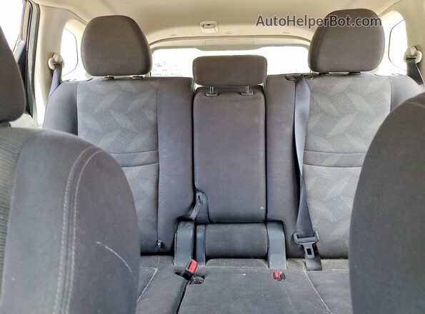 KNMAT2MV5GP720019 2016 NISSAN ROGUE Black უკანა სავარძლების ხედი