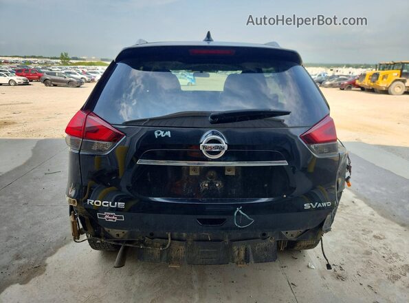KNMAT2MV5HP566011 2017 NISSAN ROGUE Black Rear view