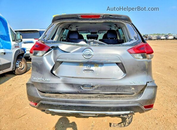 KNMAT2MV5HP582550 2017 NISSAN ROGUE Серый Вид сзади