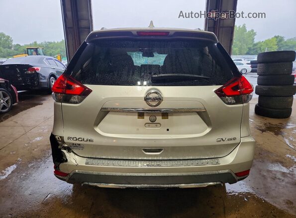 KNMAT2MV5HP603770 2017 NISSAN ROGUE Серебряный Вид сзади