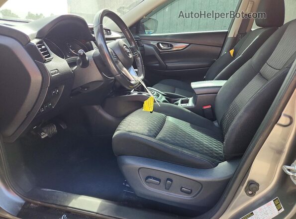 KNMAT2MV5JP523360 2018 NISSAN ROGUE Gray Widok wnętrza z przodu