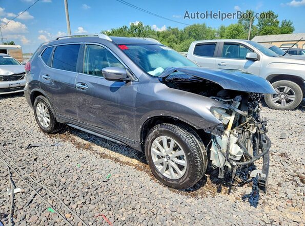 KNMAT2MV5KP523828 2019 NISSAN ROGUE Gray Przód prawy