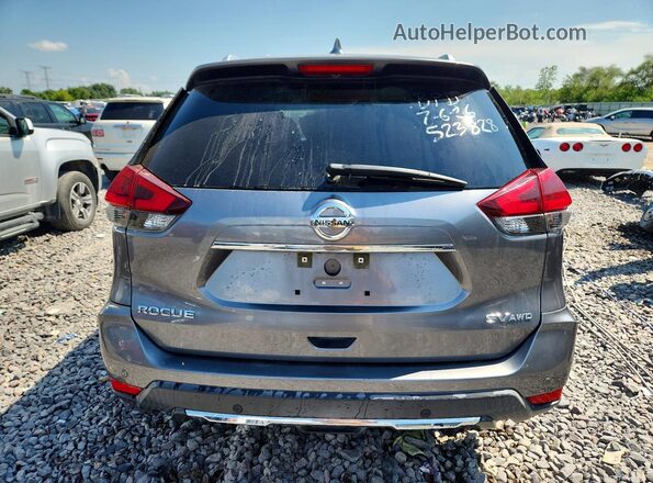 KNMAT2MV5KP523828 2019 NISSAN ROGUE Gray Widok z tyłu