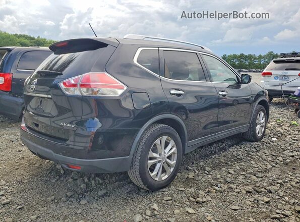KNMAT2MV6GP633505 2016 NISSAN ROGUE Black წინა მარჯვენა