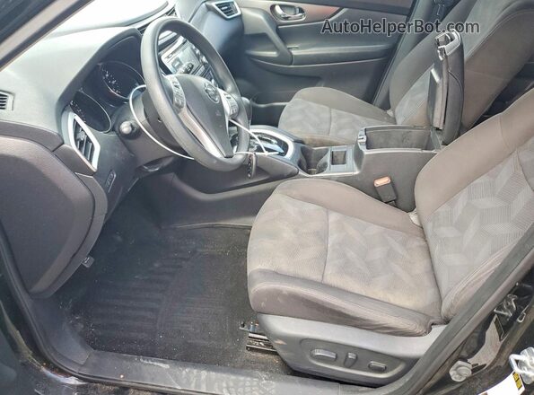 KNMAT2MV6GP633505 2016 NISSAN ROGUE Black ხელსაწყოთა პანელის ხედი