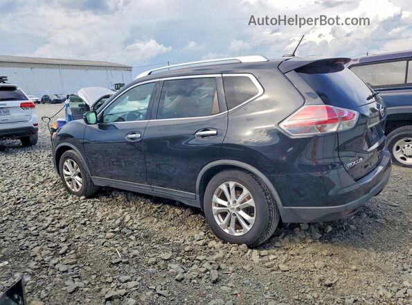 KNMAT2MV6GP633505 2016 NISSAN ROGUE Black უკანა მარცხენა