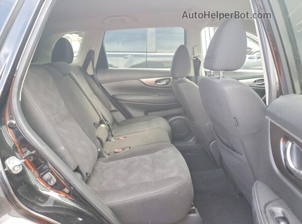KNMAT2MV6GP633505 2016 NISSAN ROGUE Black VIN კოდის სტიკერის ხედი