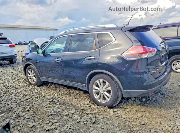 KNMAT2MV6GP633505 2016 NISSAN ROGUE Black უკანა მარჯვენა