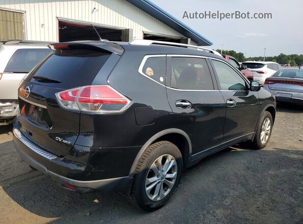 KNMAT2MV6GP638929 2016 NISSAN ROGUE Black Rear right