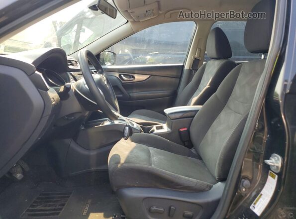 KNMAT2MV6GP638929 2016 NISSAN ROGUE Black Front interior view