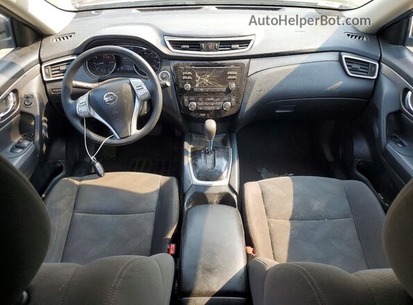 KNMAT2MV6GP638929 2016 NISSAN ROGUE Black Dashboard view