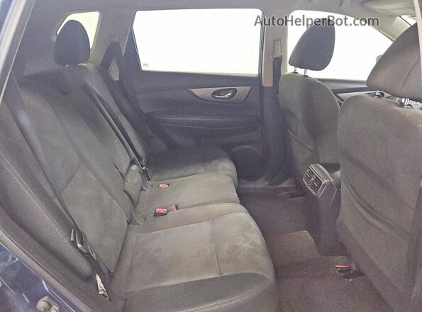 KNMAT2MV6GP644732 2016 NISSAN ROGUE Blue უკანა სალონის ხედი