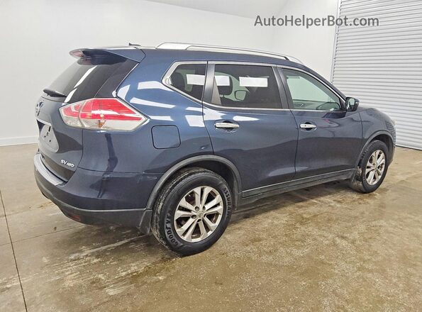 KNMAT2MV6GP644732 2016 NISSAN ROGUE Blue უკანა მარჯვენა