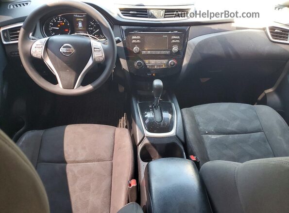 KNMAT2MV6GP646044 2016 NISSAN ROGUE Gray Вид панелі приладів
