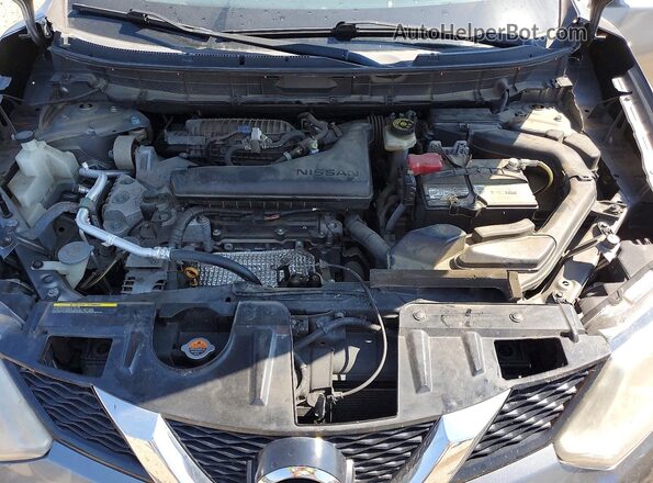KNMAT2MV6GP646044 2016 NISSAN ROGUE Gray Вид підкапотного простору