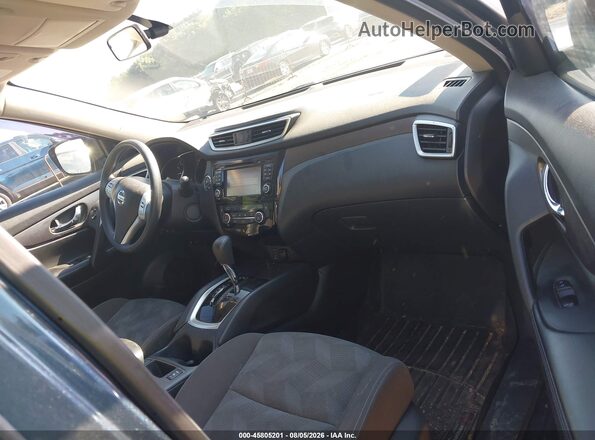 KNMAT2MV6GP650868 2016 NISSAN ROGUE Blue წინა სალონის ხედი