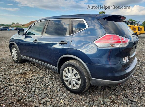 KNMAT2MV6GP689671 2016 NISSAN ROGUE Blue Задня ліва чверть