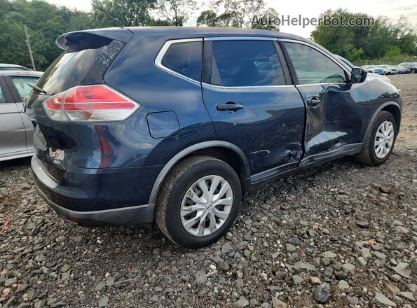 KNMAT2MV6GP689671 2016 NISSAN ROGUE Blue Задня права чверть