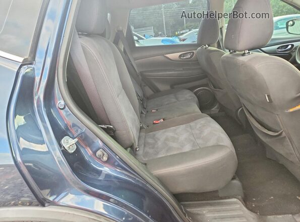 KNMAT2MV6GP689671 2016 NISSAN ROGUE Blue Вид задньої частини салону