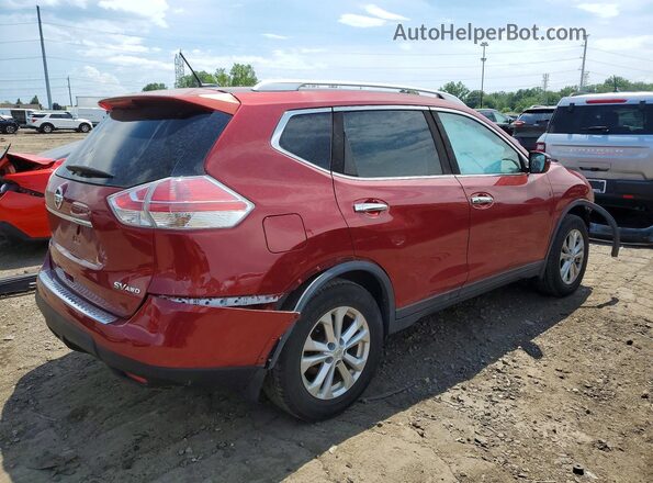 KNMAT2MV6GP699634 2016 NISSAN ROGUE Red Հետևի աջ