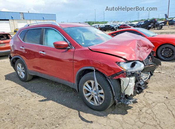 KNMAT2MV6GP699634 2016 NISSAN ROGUE Red Առջևի աջ