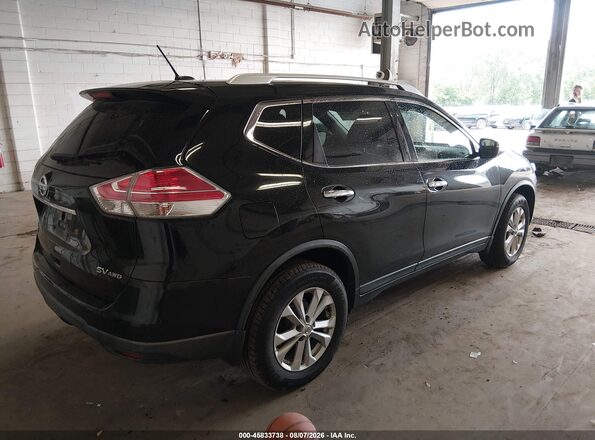 KNMAT2MV6GP703195 2016 NISSAN ROGUE Black Հետևի աջ