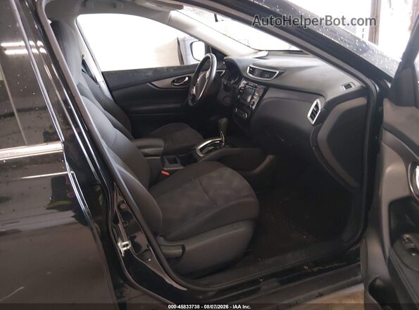 KNMAT2MV6GP703195 2016 NISSAN ROGUE Black Սալոնի դիմացի տեսք