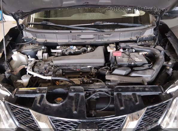 KNMAT2MV6GP703195 2016 NISSAN ROGUE Black Հետևի տեսք