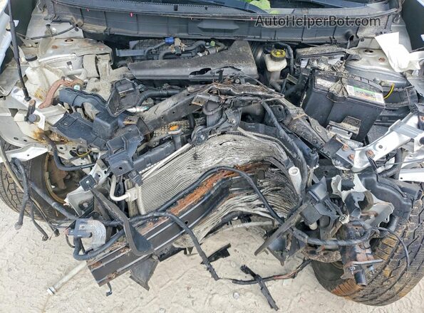 KNMAT2MV6GP703312 2016 NISSAN ROGUE Silver ძრავის განყოფილების ხედი