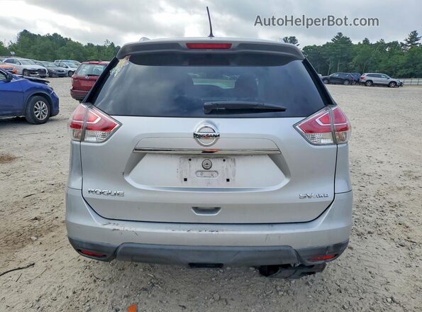 KNMAT2MV6GP703312 2016 NISSAN ROGUE Silver უკანა ხედი
