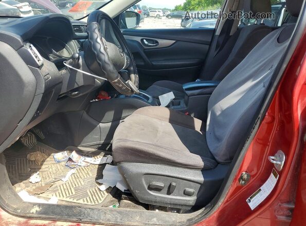 KNMAT2MV6GP717386 2016 NISSAN ROGUE Burgundy Vista interior delantera