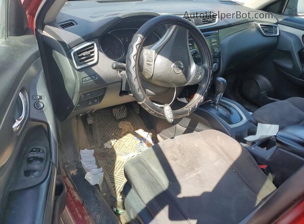 KNMAT2MV6GP717386 2016 NISSAN ROGUE Burgundy Vista del salpicadero