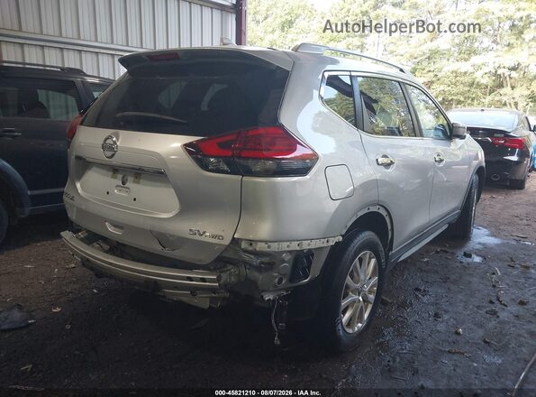 KNMAT2MV6HP509283 2017 NISSAN ROGUE Серебряный Задняя правая четверть