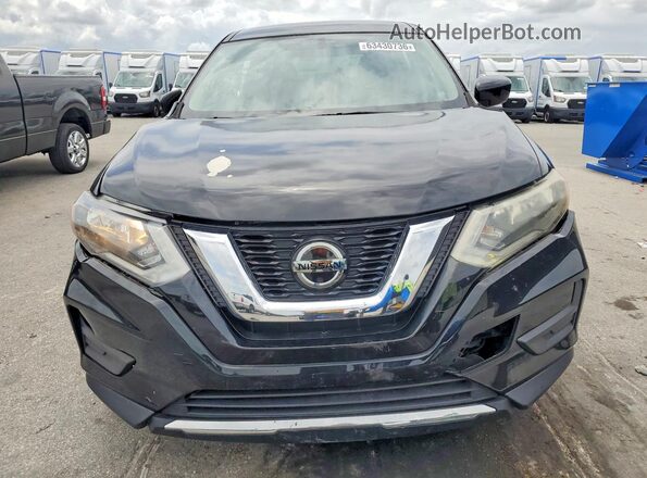 KNMAT2MV6JP573846 2018 NISSAN ROGUE Black Вид ззаду