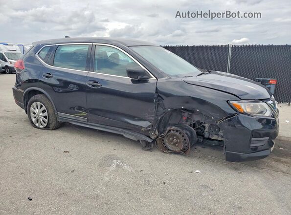 KNMAT2MV6JP573846 2018 NISSAN ROGUE Black Вид спереду