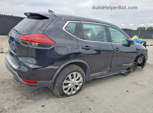 KNMAT2MV6JP573846 2018 NISSAN ROGUE Black Передня права чверть