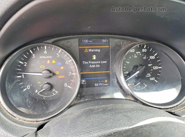 KNMAT2MV6JP573846 2018 NISSAN ROGUE Black Вид задніх сидінь