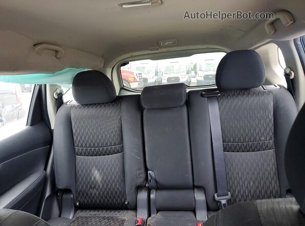 KNMAT2MV6JP573846 2018 NISSAN ROGUE Black Вид задньої частини салону