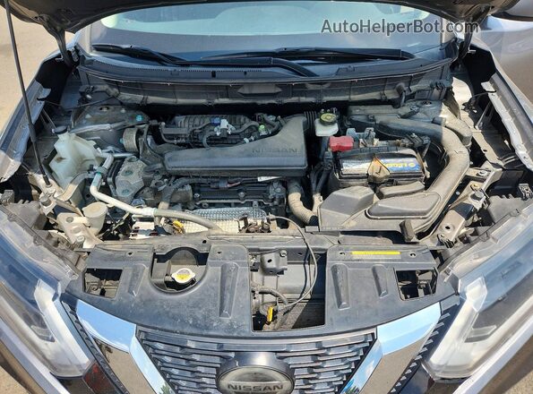 KNMAT2MV6JP574026 2018 NISSAN ROGUE Gray უკანა სალონის ხედი