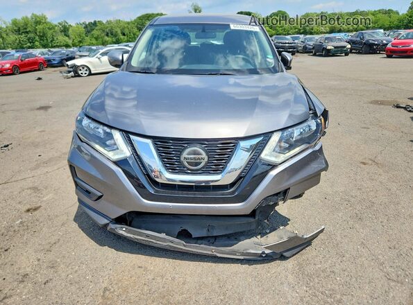 KNMAT2MV6JP574026 2018 NISSAN ROGUE Gray წინა ხედი
