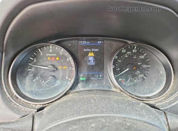 KNMAT2MV6JP589416 2018 NISSAN ROGUE Silver Widok zestawu wskaźników