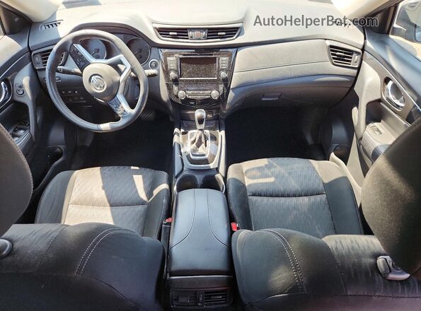 KNMAT2MV6KP515091 2019 NISSAN ROGUE Gray Вид панелі приладів