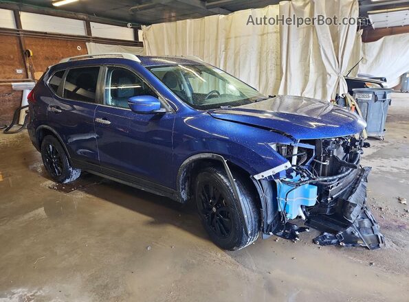 KNMAT2MV6KP532280 2019 NISSAN ROGUE Blue Front right