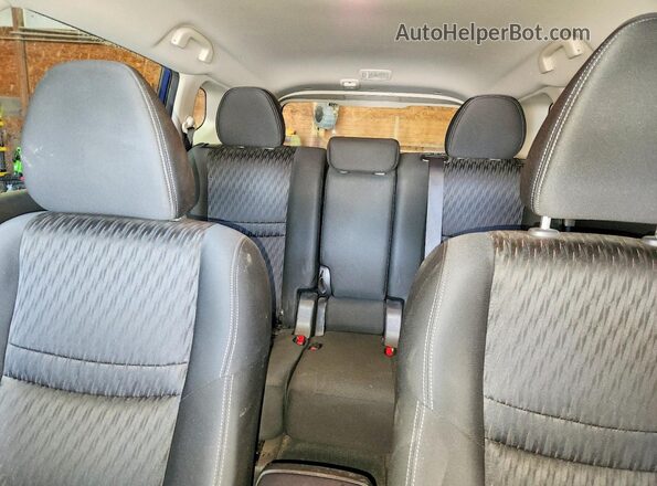 KNMAT2MV6KP532280 2019 NISSAN ROGUE Blue Rear seats view