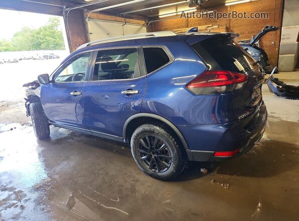 KNMAT2MV6KP532280 2019 NISSAN ROGUE Blue Rear left